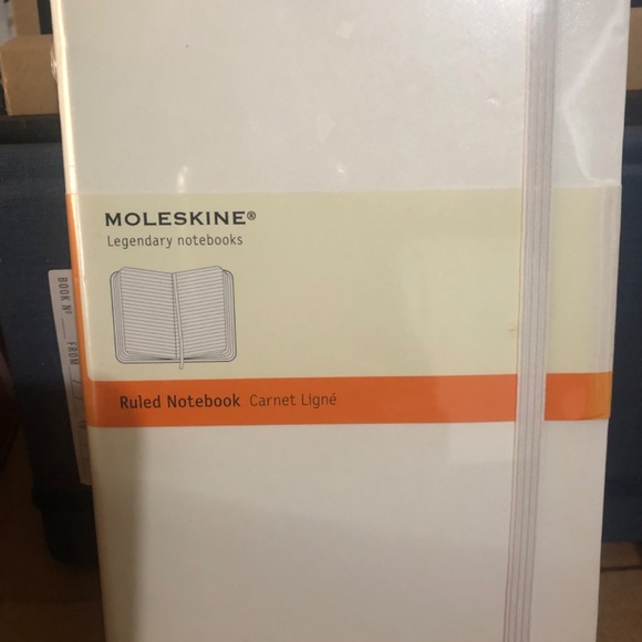 Moleskine notebook 5x8 (white, black, mustard & denim) - Picture 4 of 10